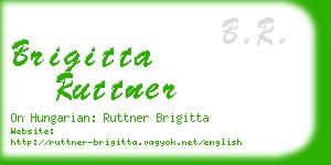 brigitta ruttner business card